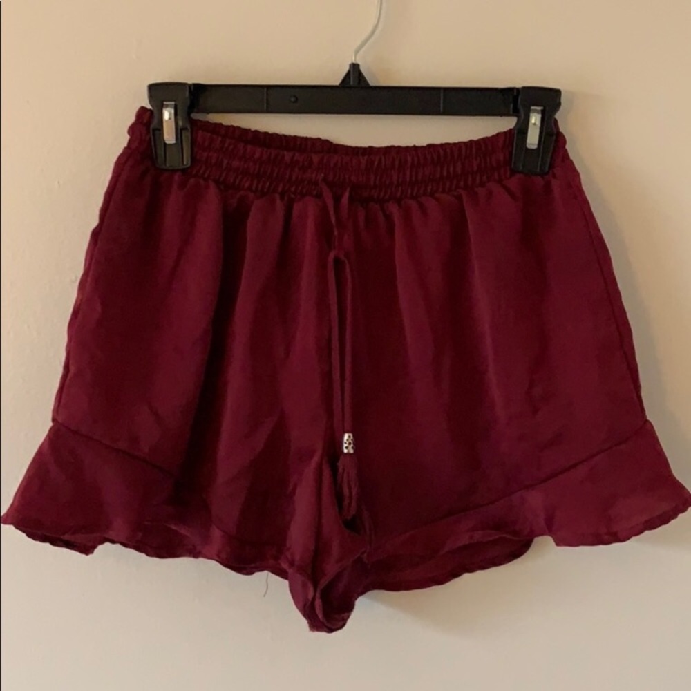 Cute Tie Front Shorts
